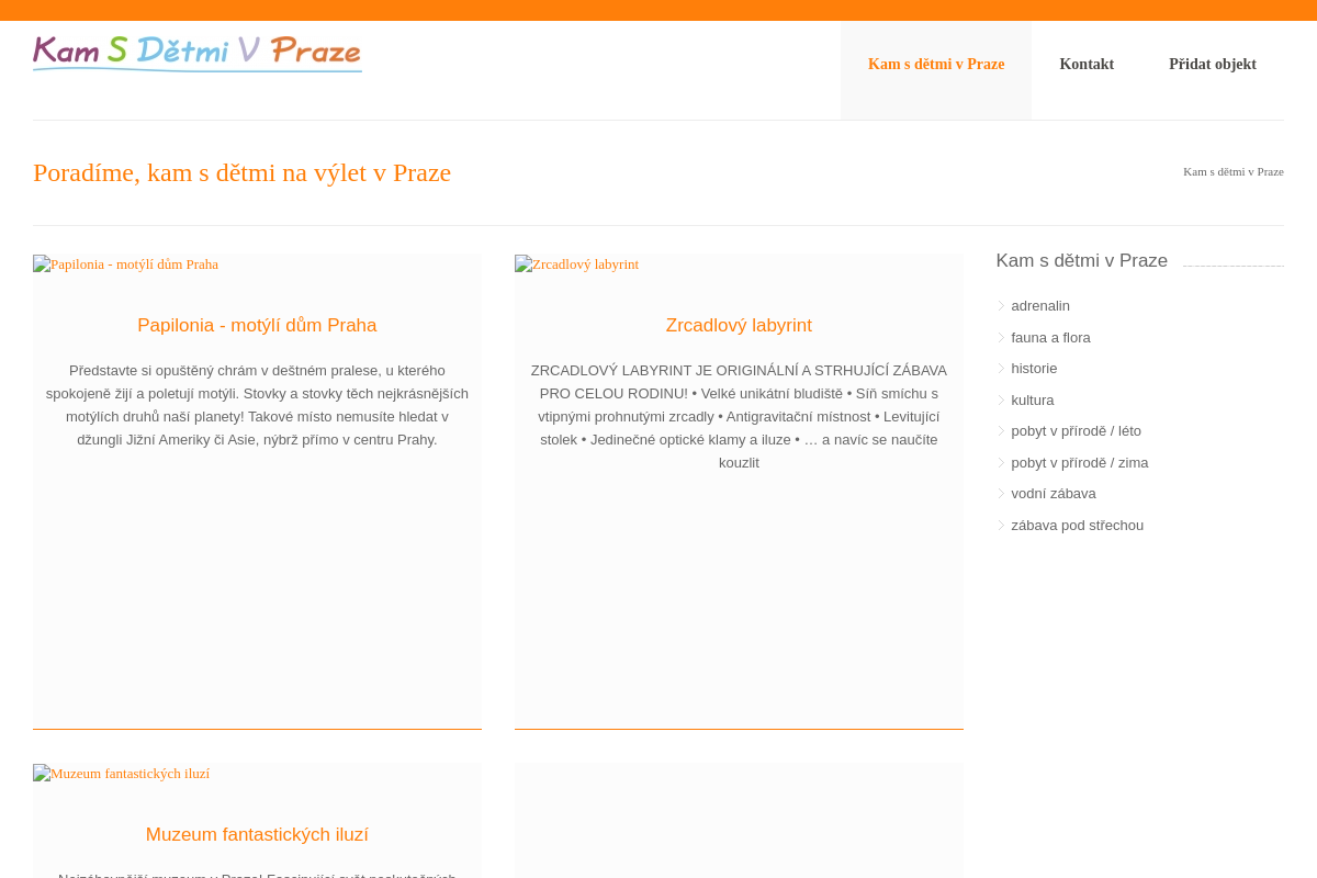 Kam s dětmi v Praze