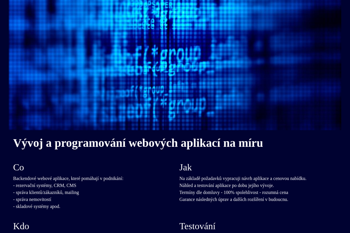 Programování Michal Suk