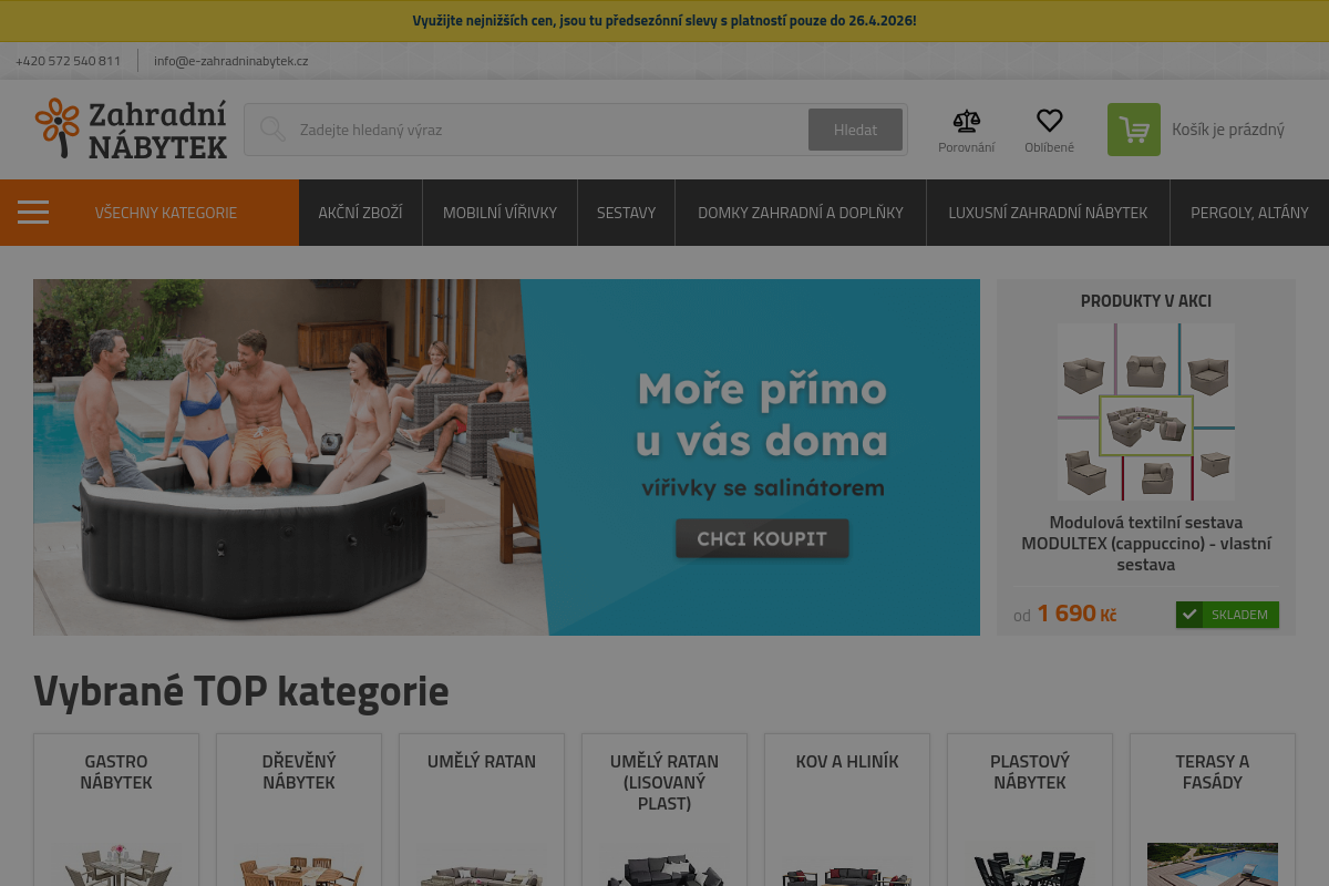 E-zahradninabytek.cz