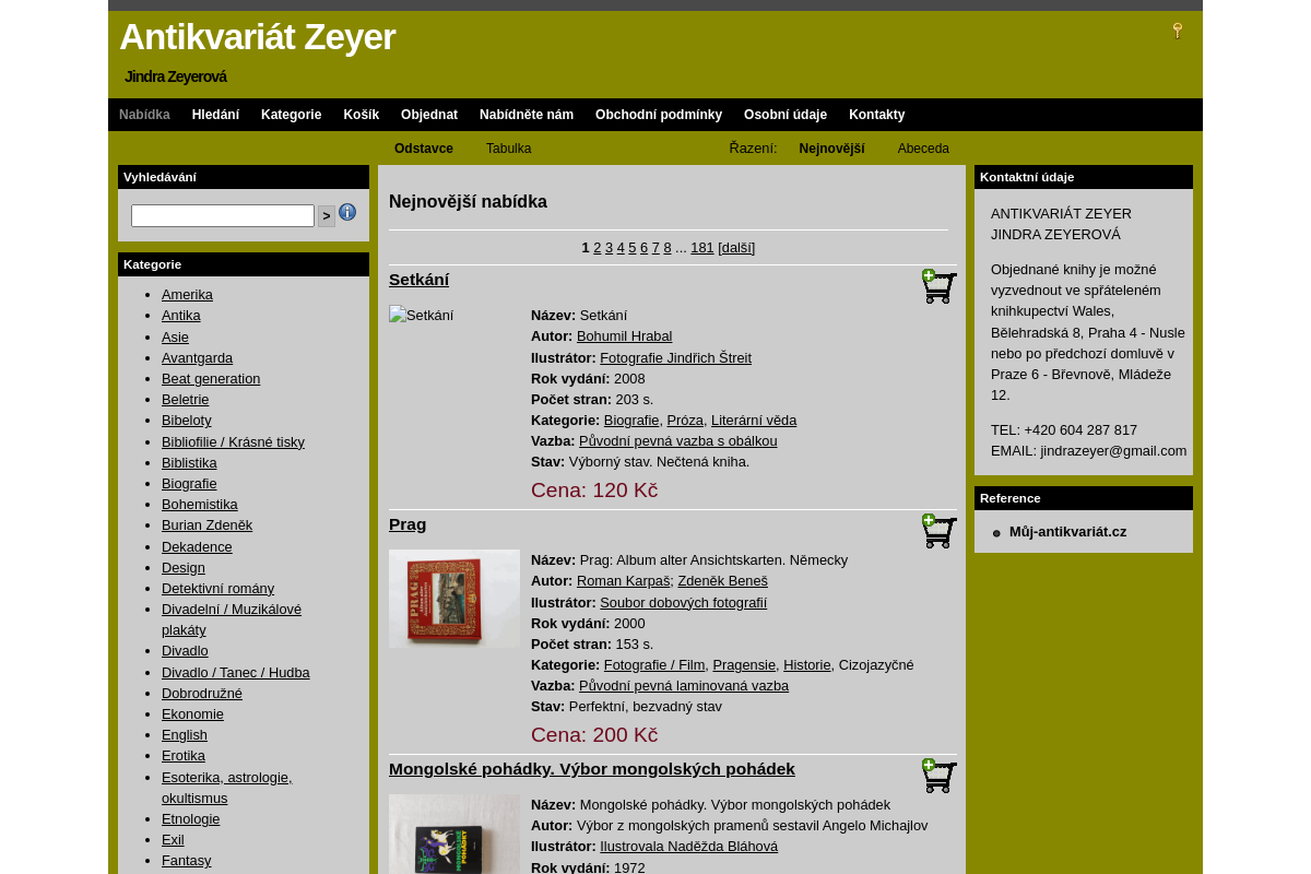 Antikvariat-Zeyer.cz