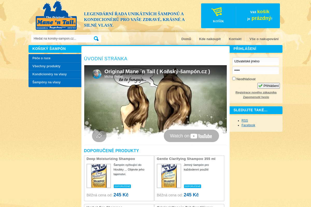 Koňský-šampón.cz