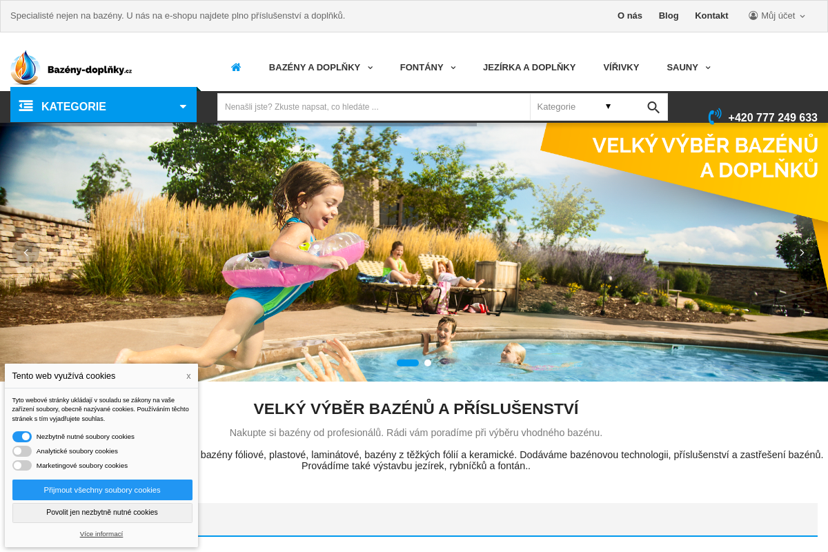 Bazény-doplňky.cz