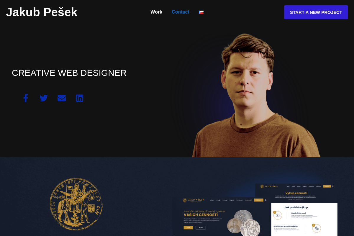 Jakub Pešek Creative web designer