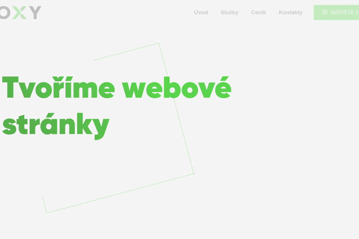 DOXY - Webové stránky levně