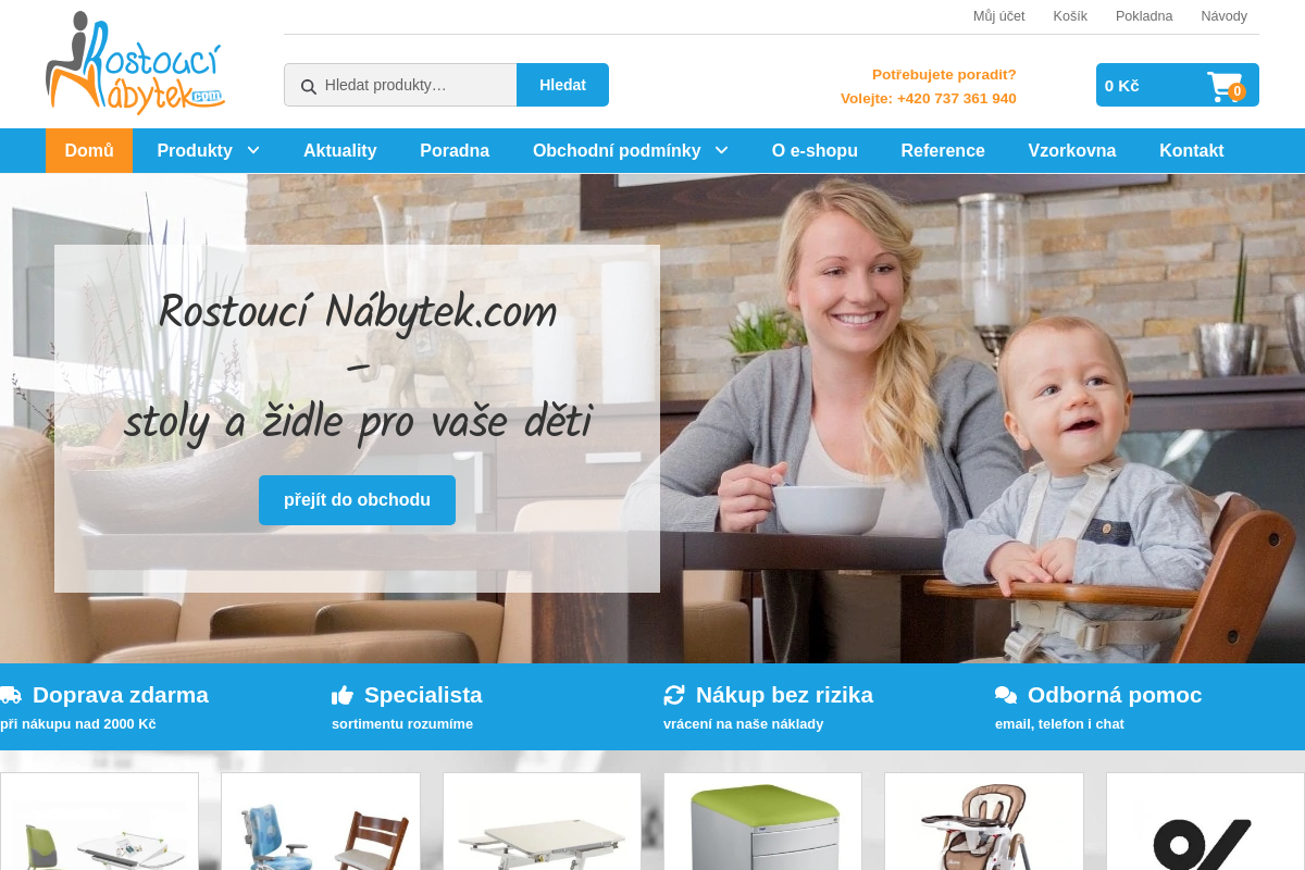 Rostoucí Nábytek.com