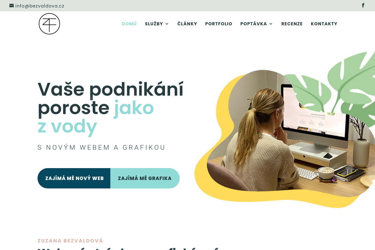 Zuzana Bezvaldová - webdesigner, grafik