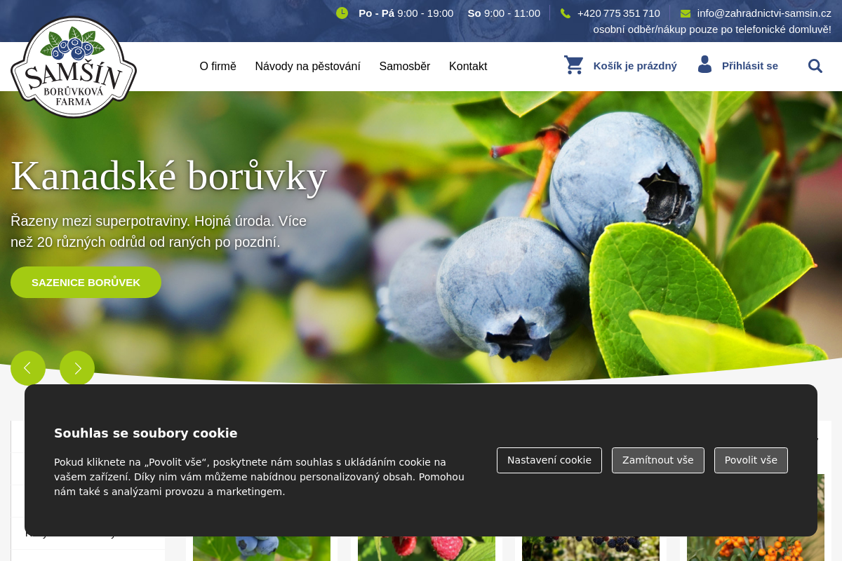 Borůvková farma Samšín