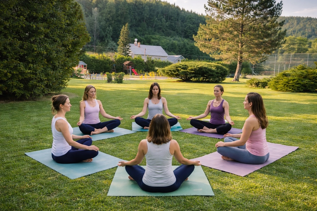 Jóga víkend v lázeňském hotelu Slatina