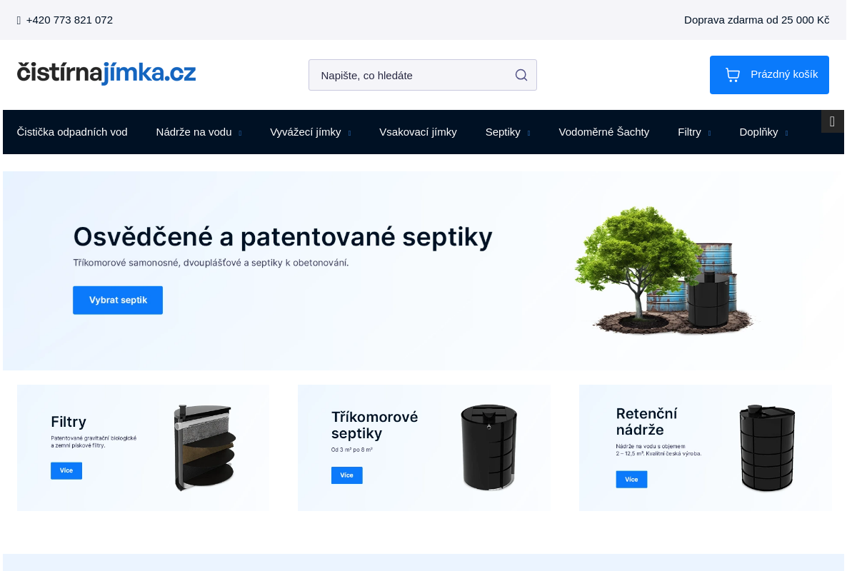 Kraťas Plast cistirna-jimka.cz