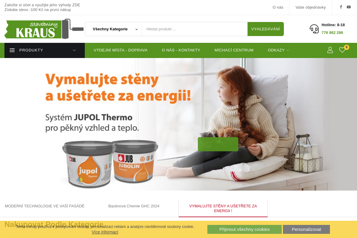 STAVEBNINY Kraus - výdejní místo