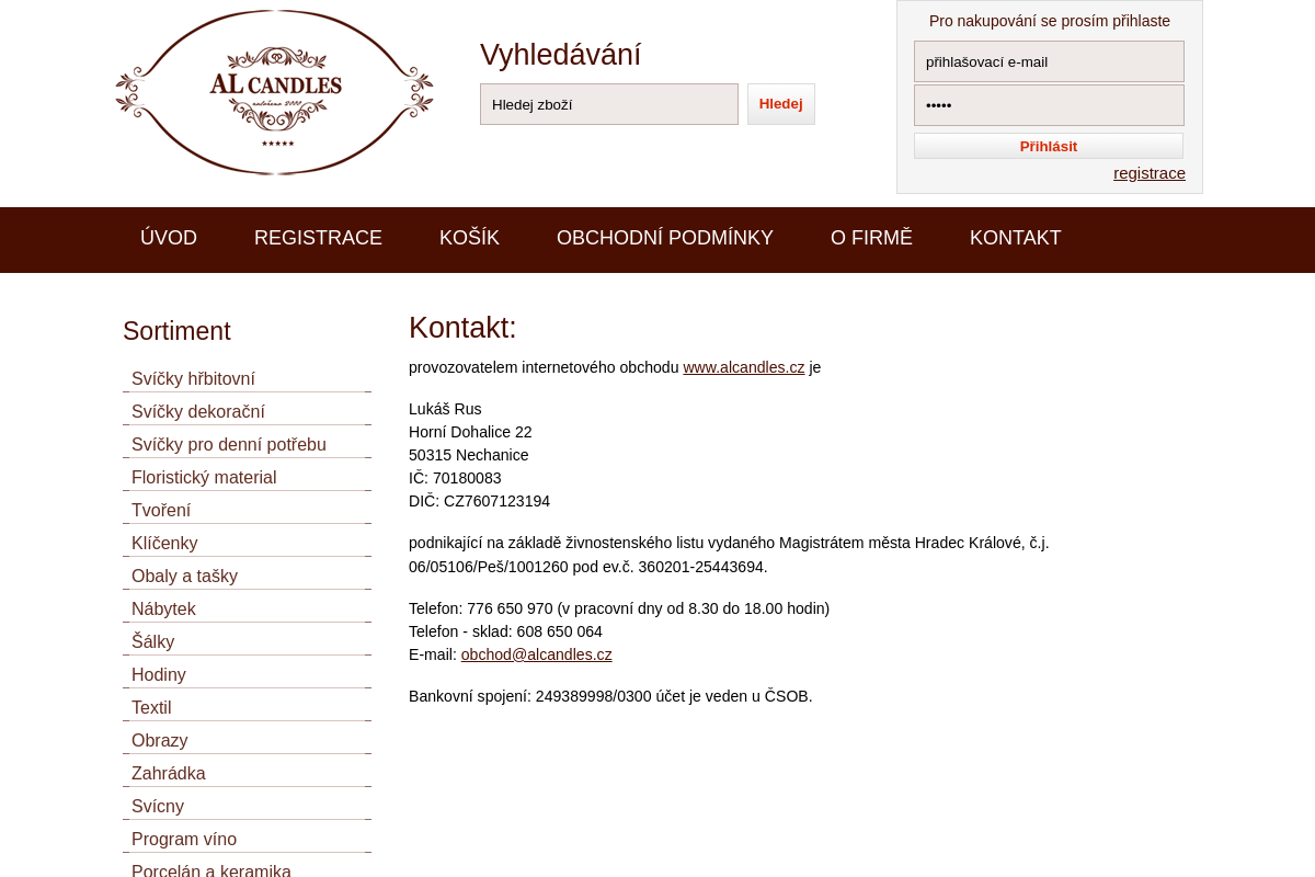 ALCandles.cz