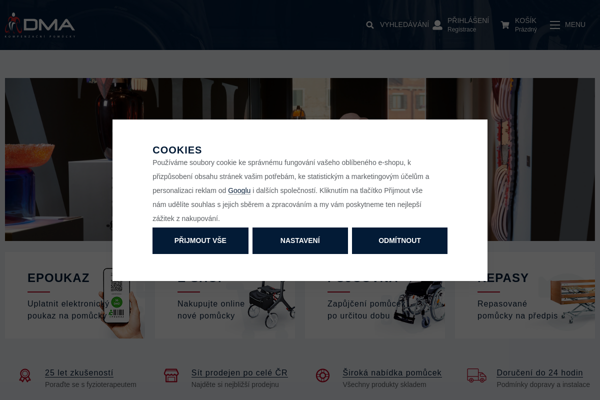 DMA - kompenzační pomůcky