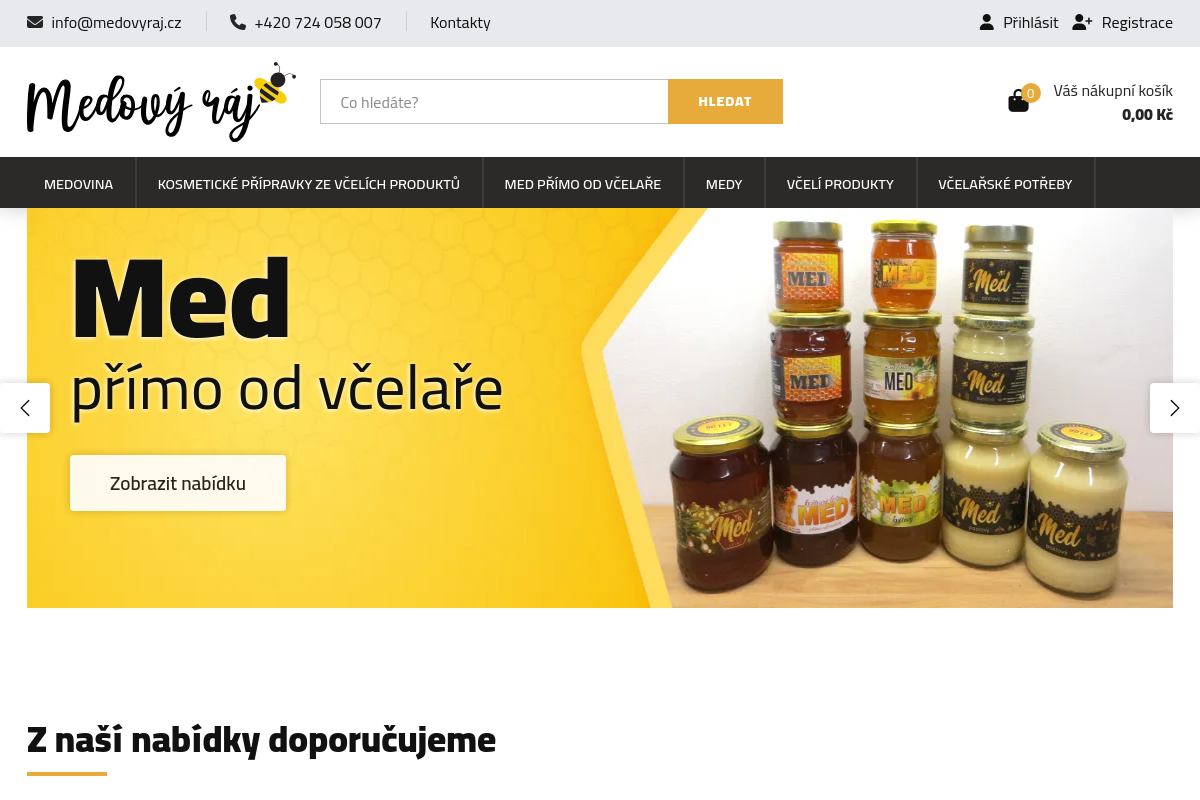 Medovyraj.cz/eshop
