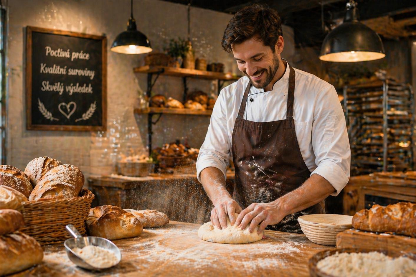 Oblečení pro pekaře, kteří milují vůni těsta