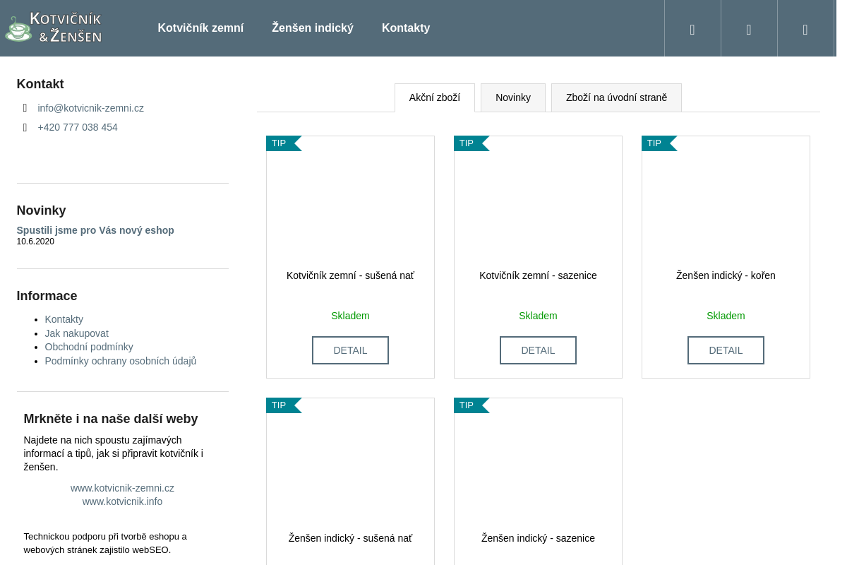 Kotvičník & Ženšen