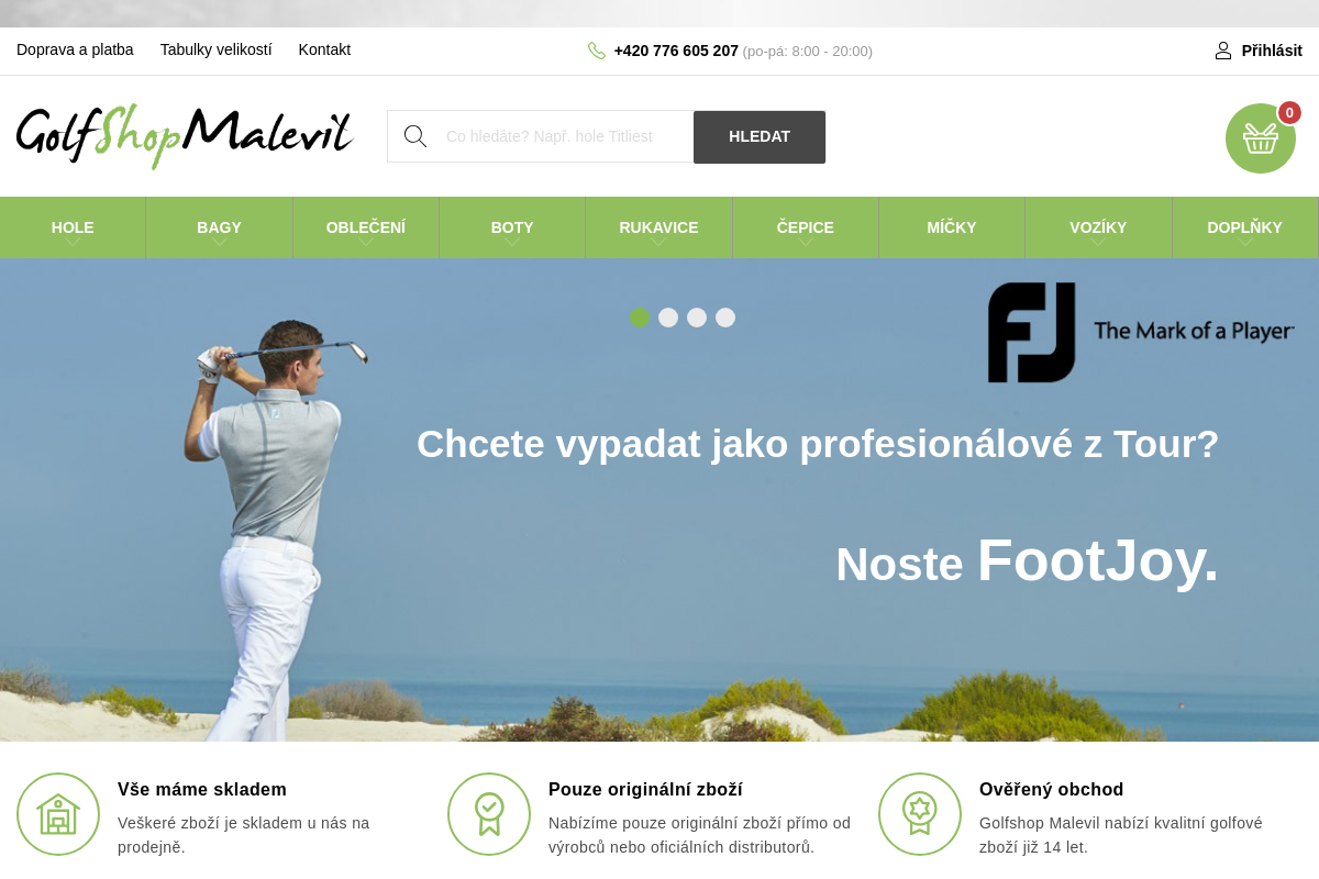 Golfshopmalevil.cz