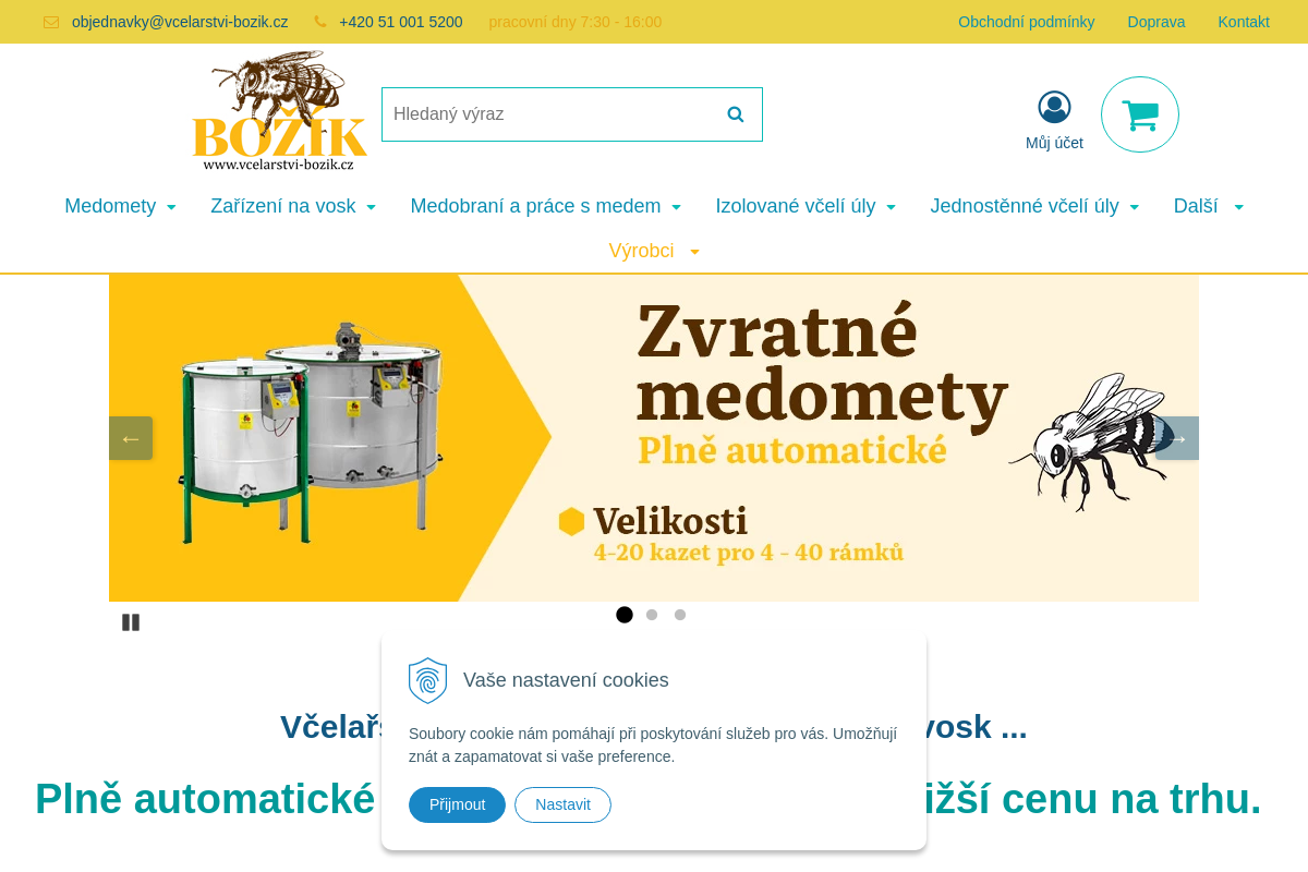 Včelařské potřeby BOŽÍK