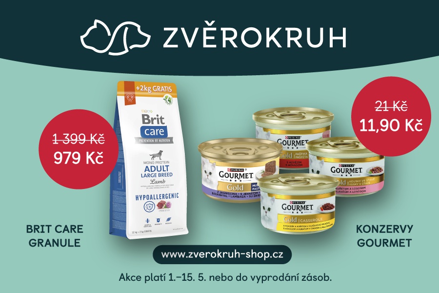 Granule Brit Care 12+2 kg za akčních 979 Kč!