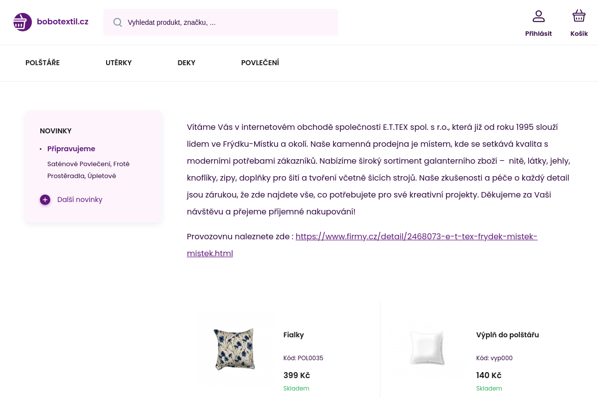 Bobotextil.cz