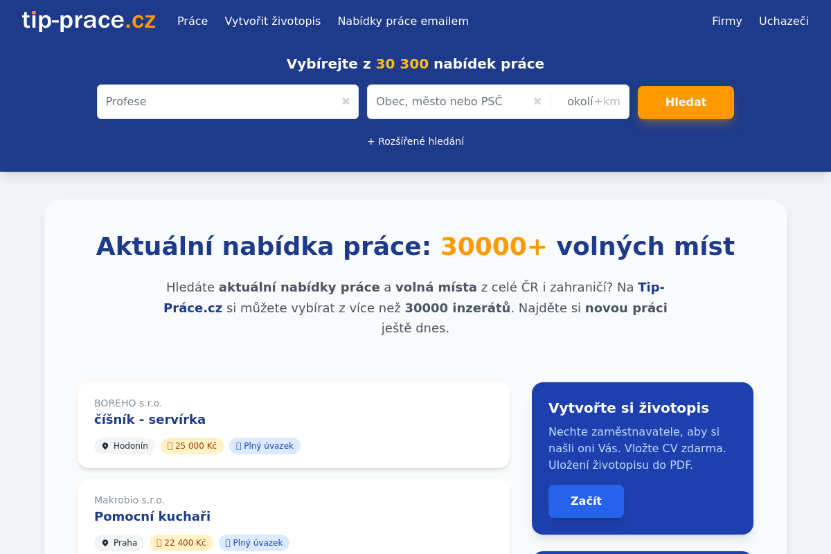 TIP-PRACE.cz