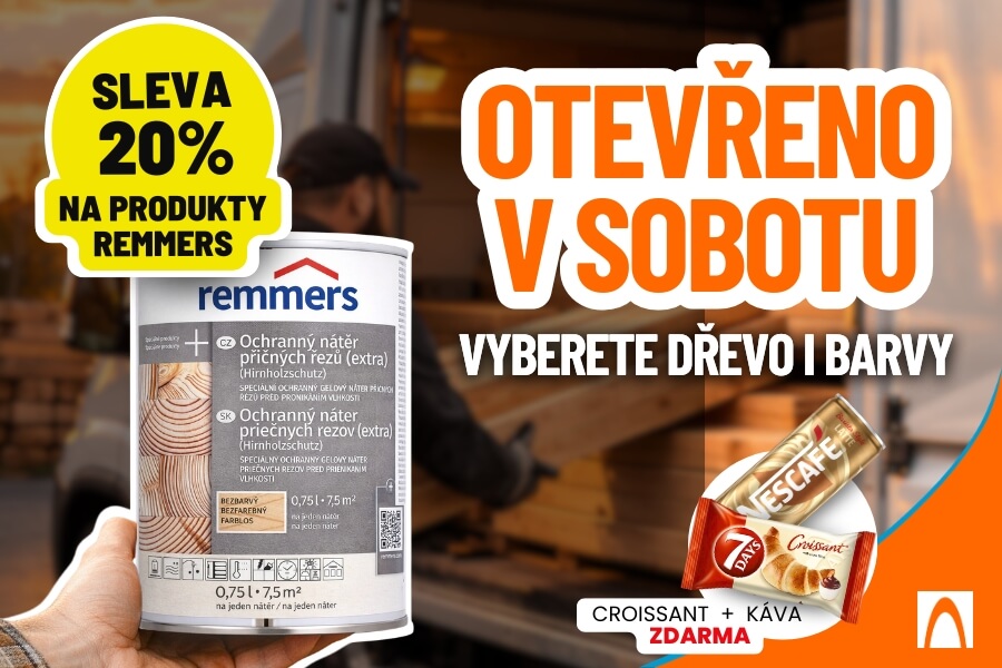 Sleva 20 % na produkty Remmers