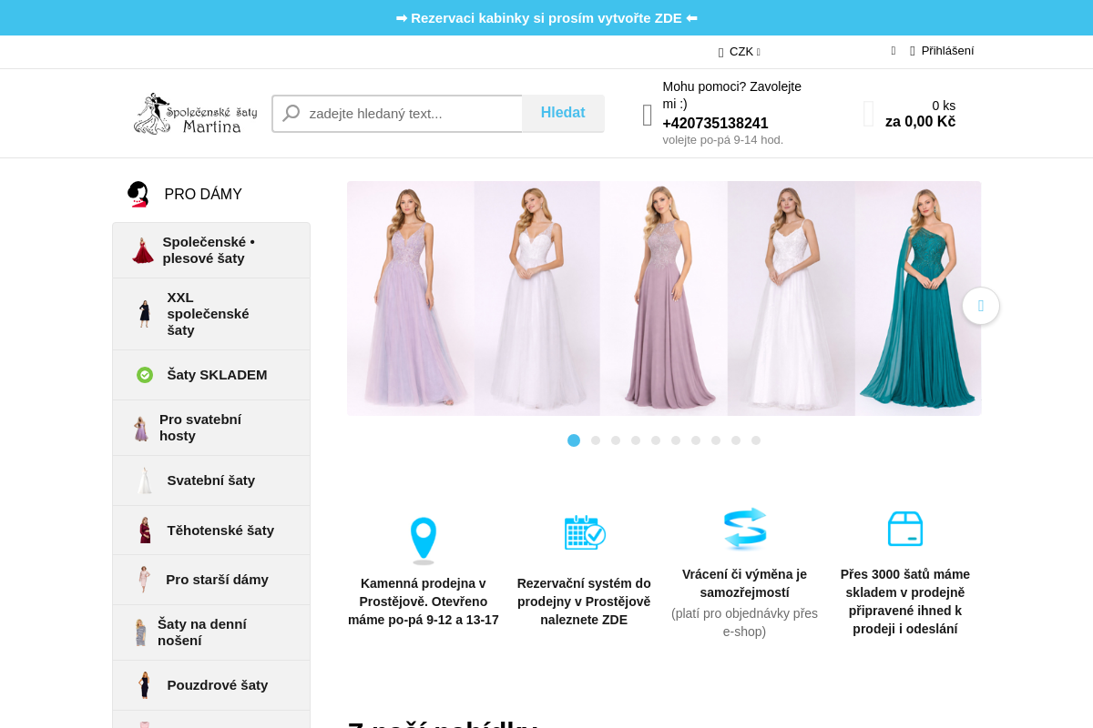 Společenské šaty Martina