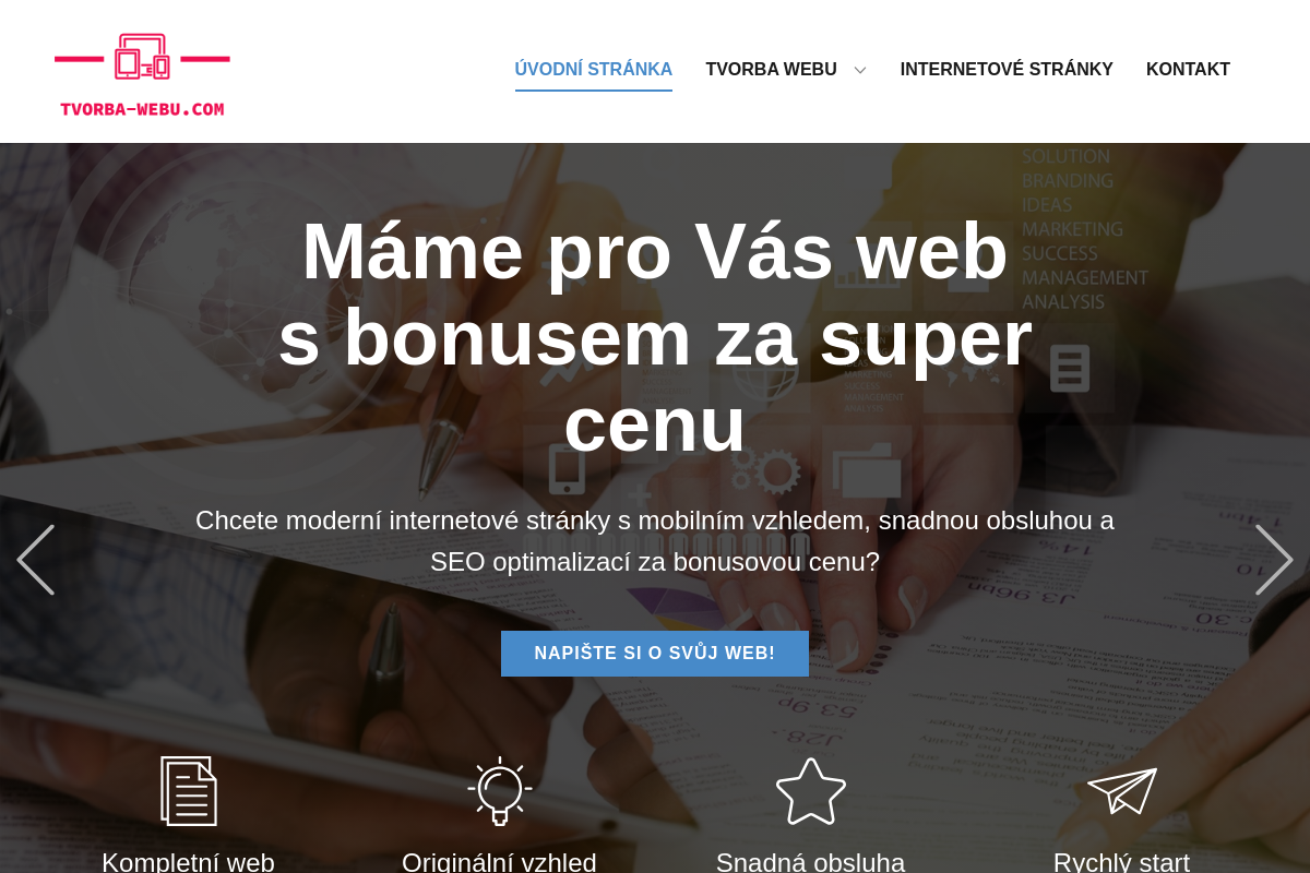 Lukáš Jirman - Tvorba webu