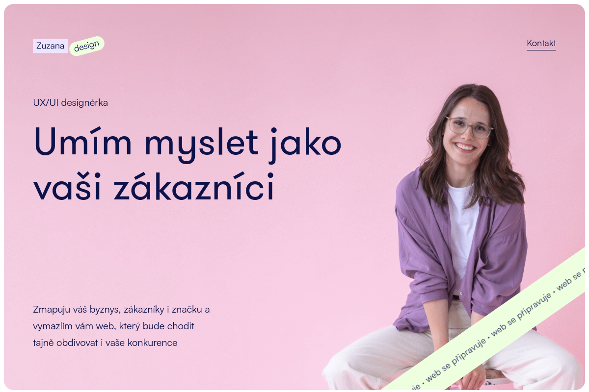 Zuzana Smékalová – Webdesign a tvorba webu