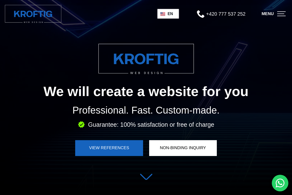 Kroftig - Web Design