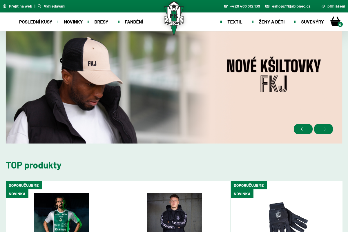 Fanshop FK Jablonec