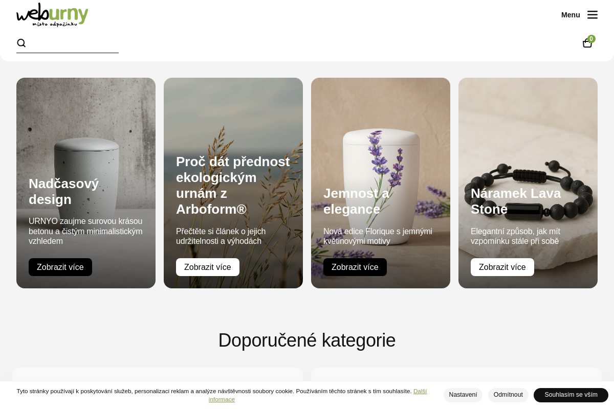 Weburny.cz - Urny a památeční předměty