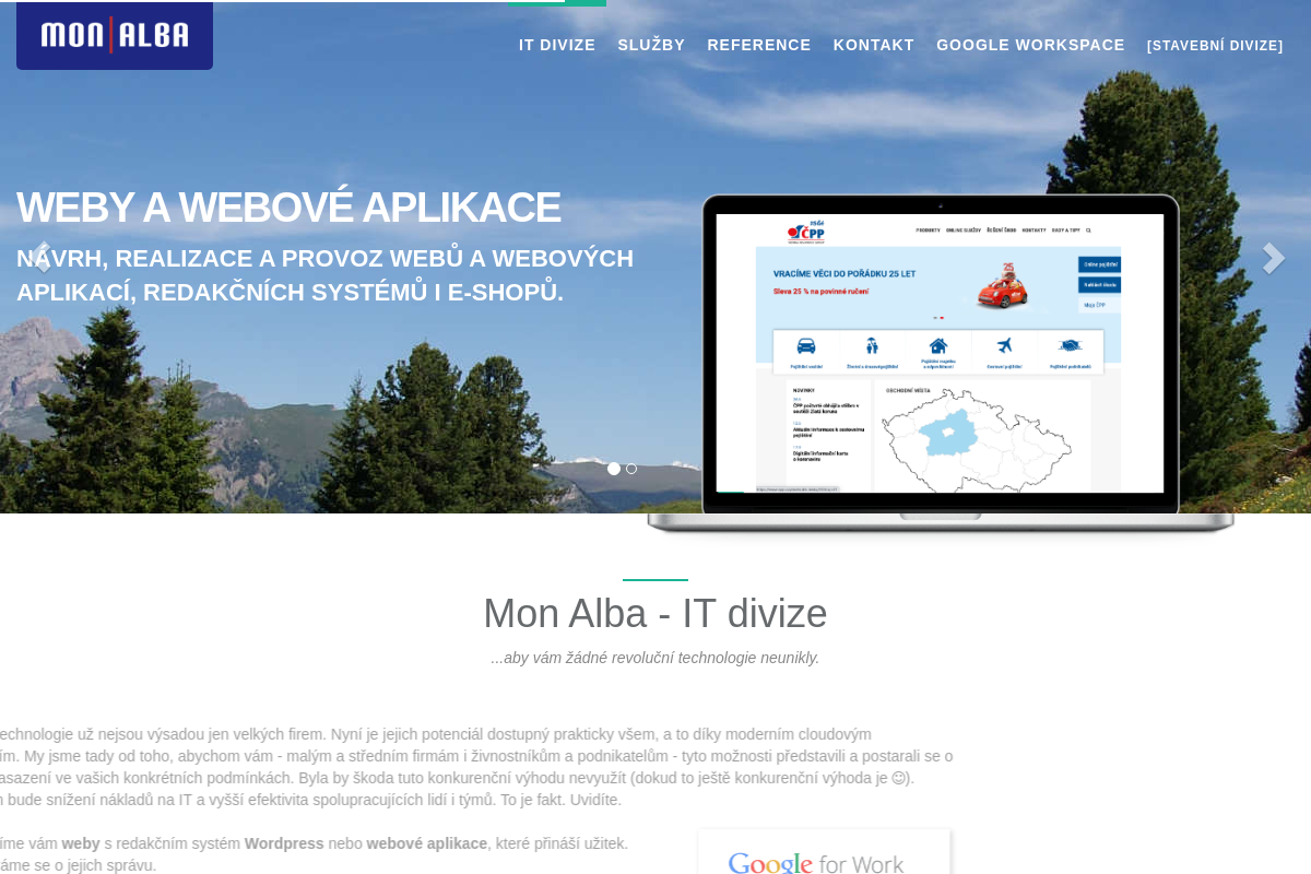 Mon Alba s.r.o. - IT divize