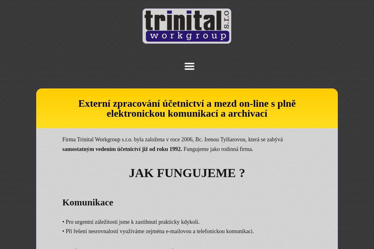 Trinital Workgroup, s.r.o.