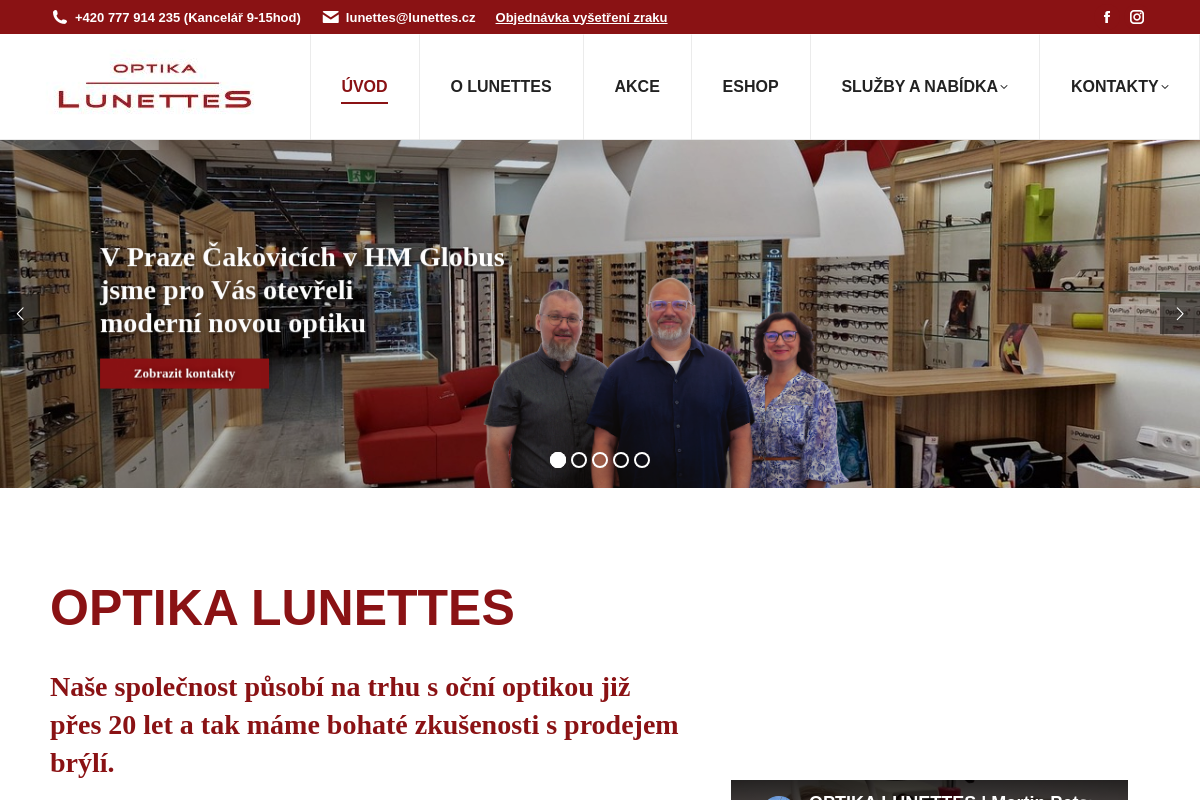 Eshop.lunettes.cz foto 1