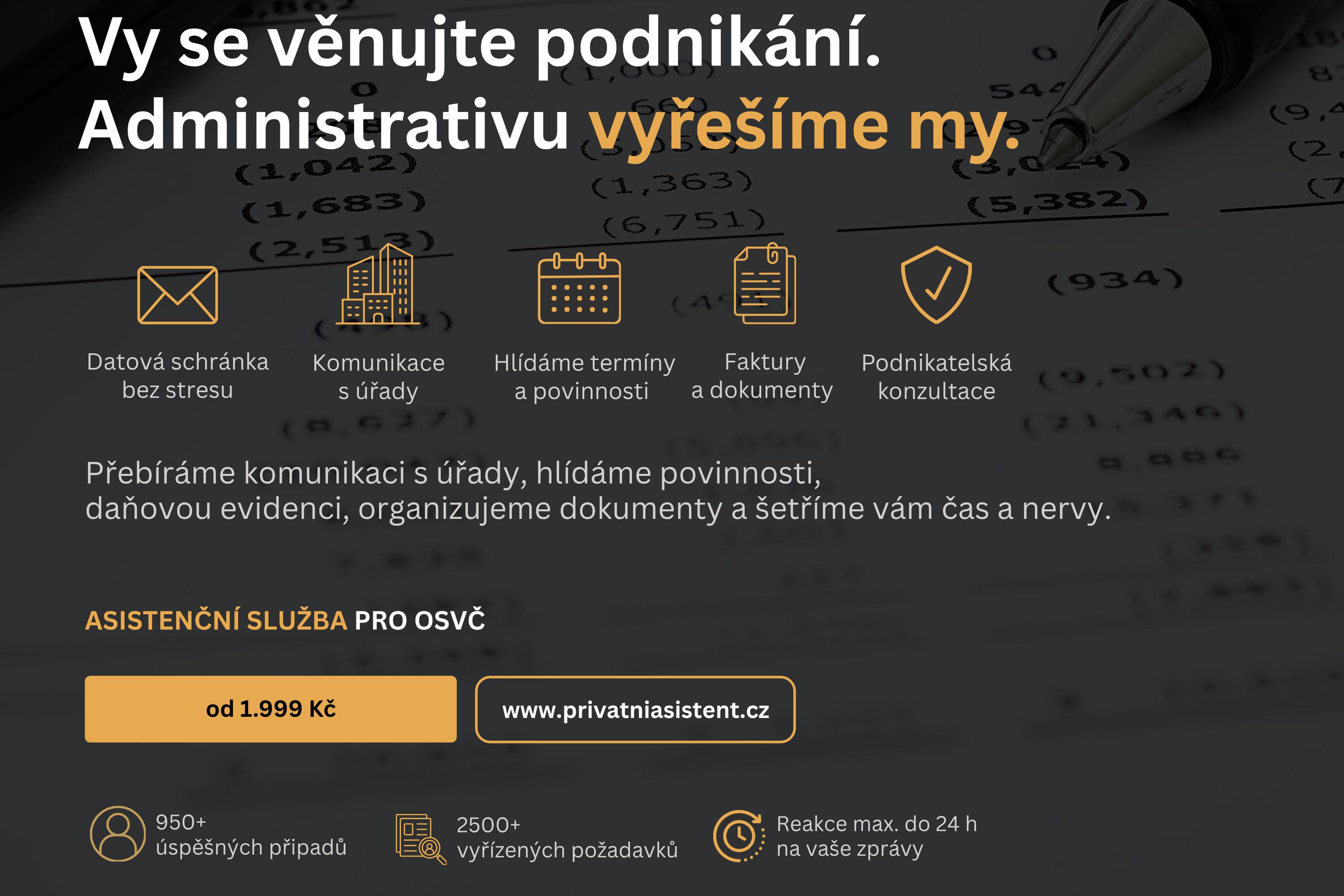 Privátní asistent pro podnikatele a firmy