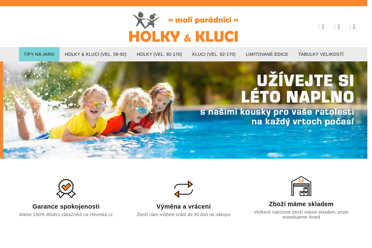 HOLKY & KLUCI dětské oblečení