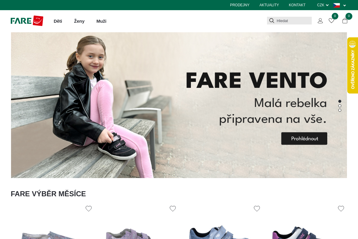 Fare.cz - kvalitní česká obuv