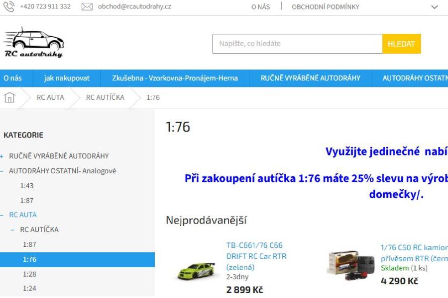 Bonus při zakoupení RC modelů