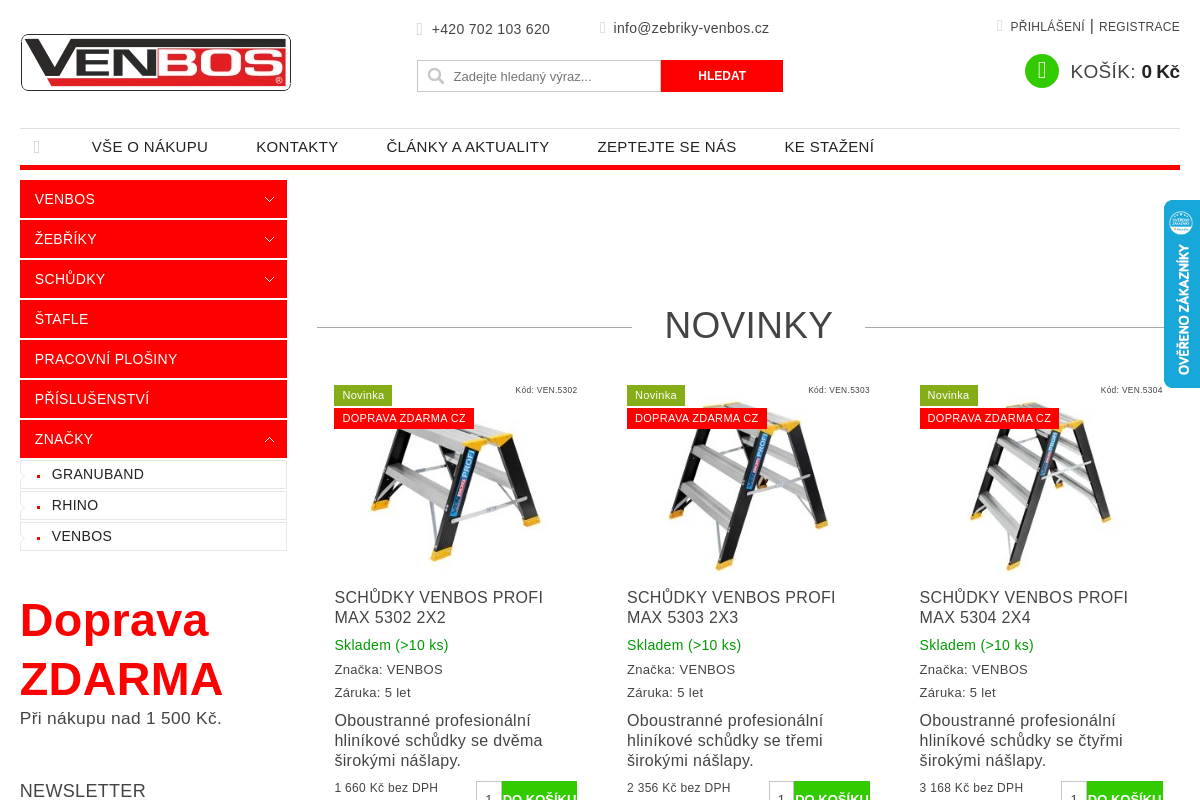 Zebriky-venbos.cz