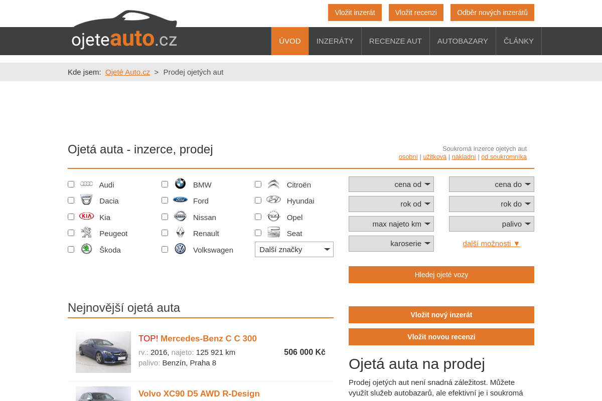 Ojeté Auto.cz