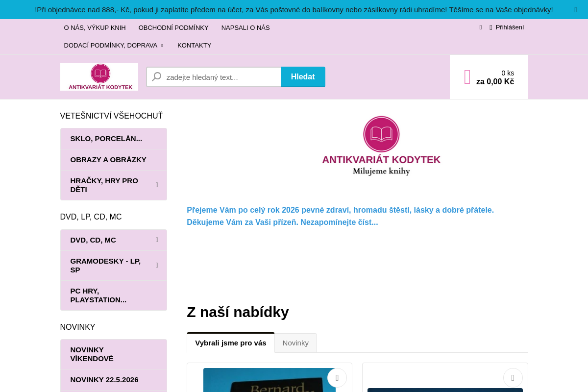 Antikvariát Kodytek