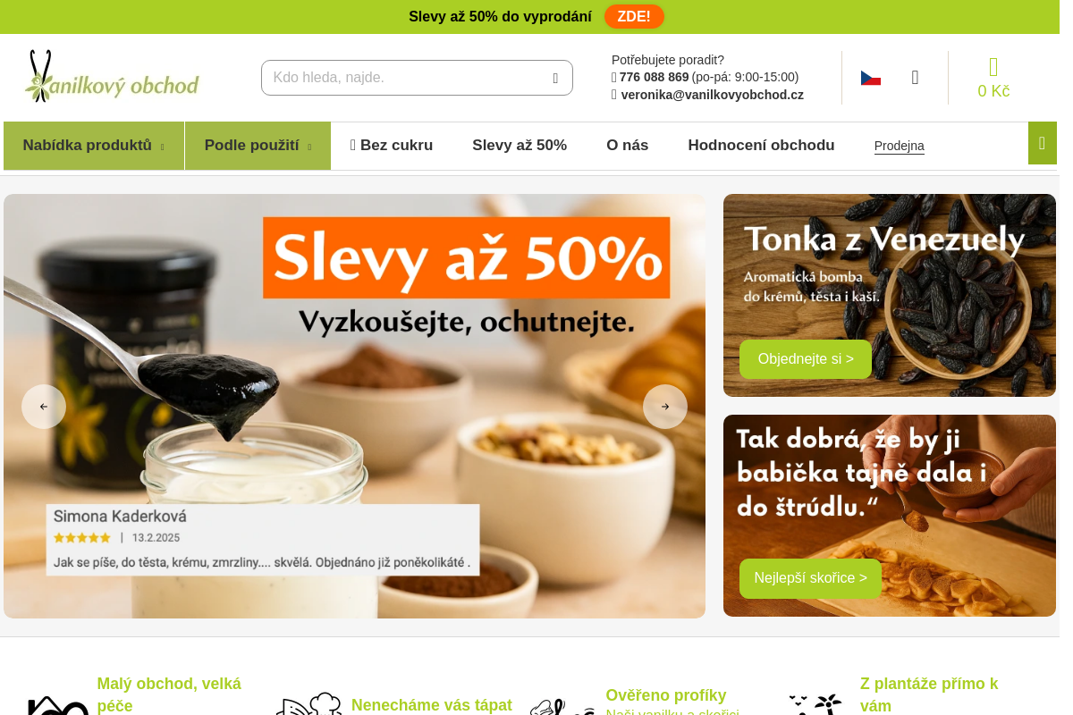 Vanilkový obchod