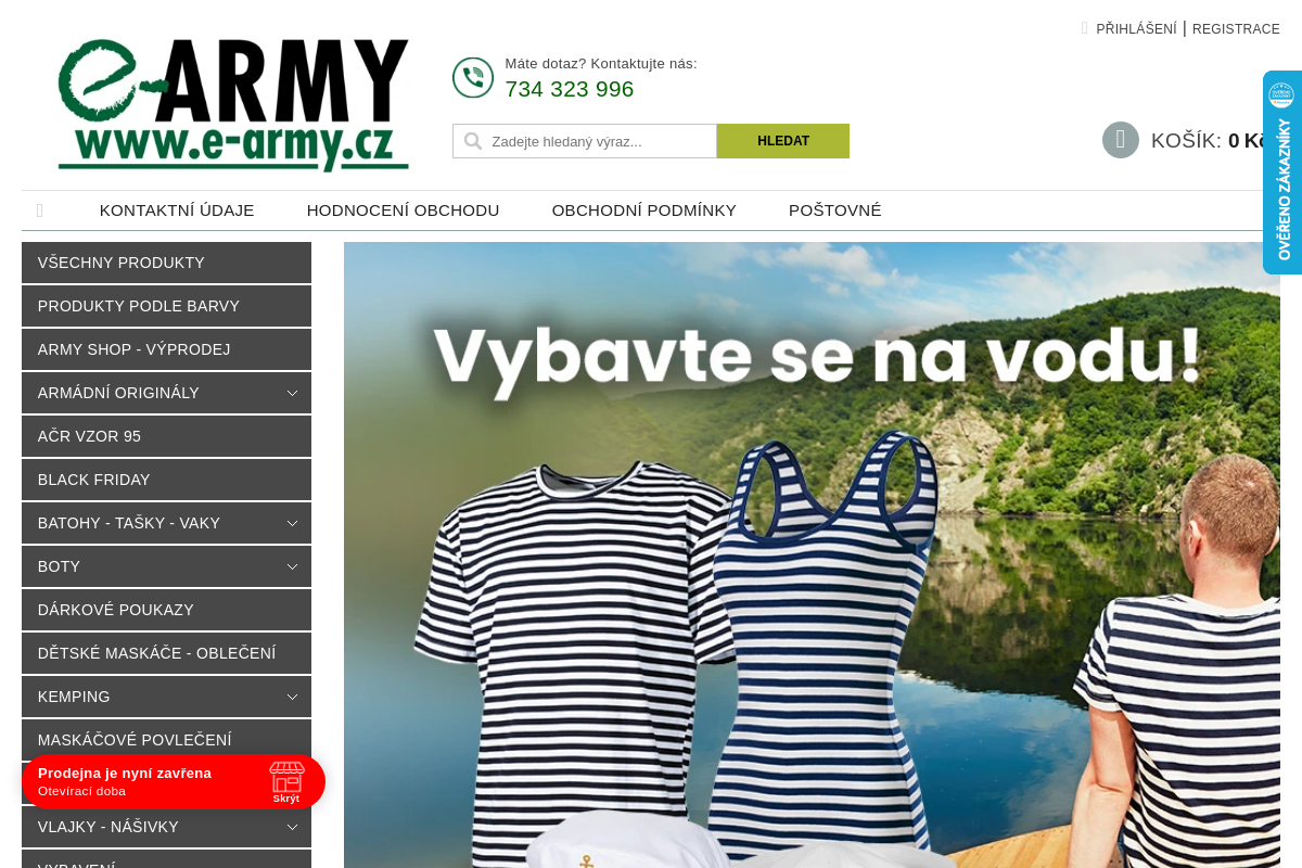 Army shop e-army.cz