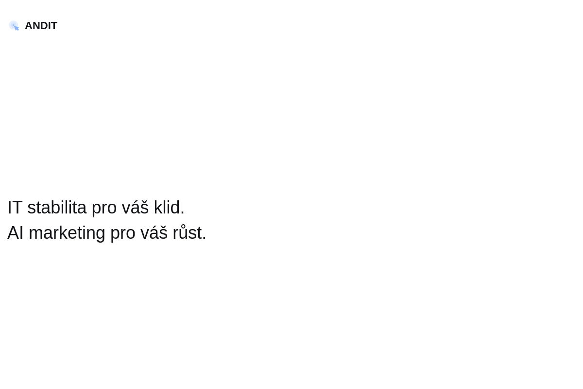 andit | opora v podnikovém IT
