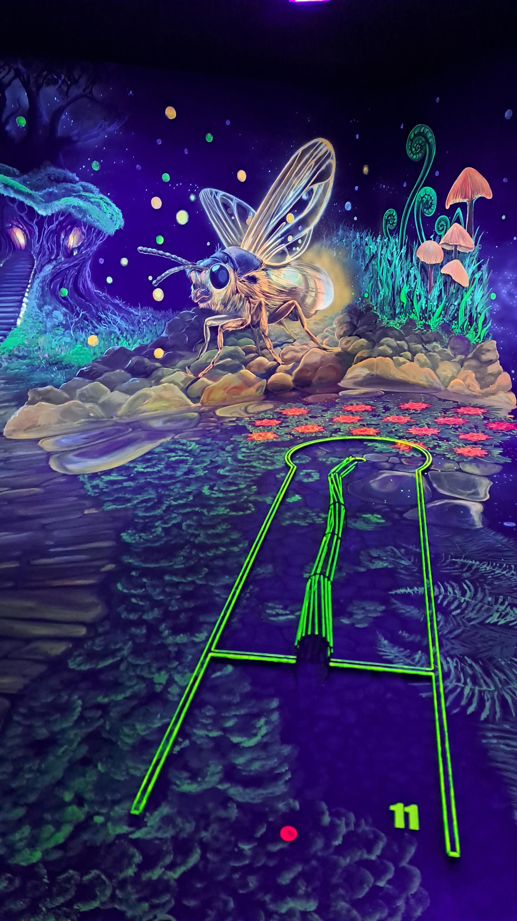 3D Black Light Minigolf foto 6