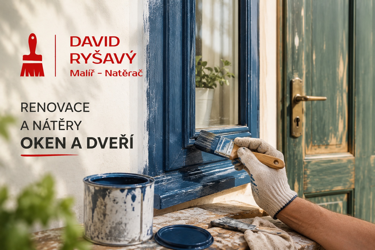 Renovace a nátěry oken i dveří na míru