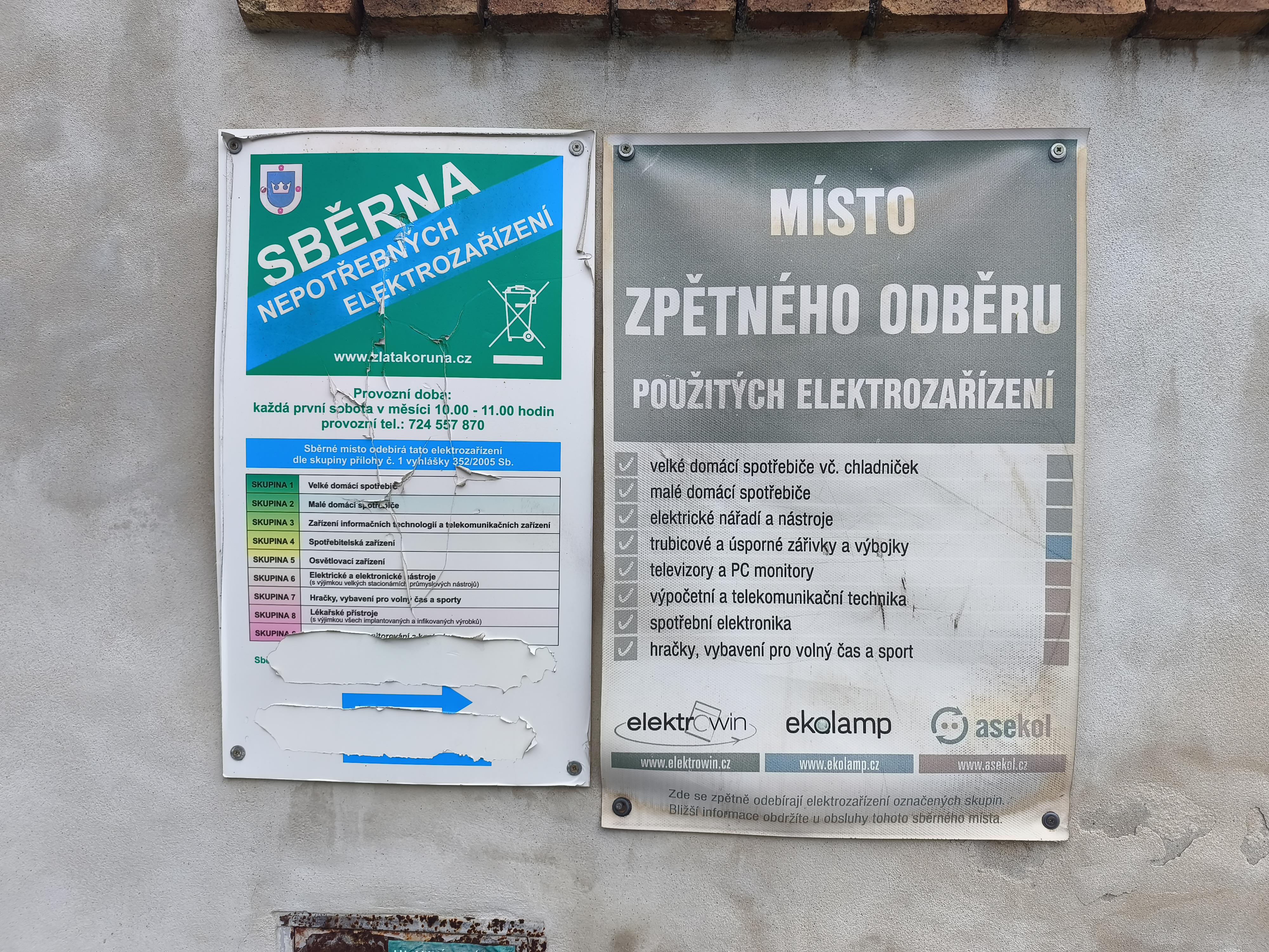 Obec Zlatá Koruna - Sběrný dvůr foto 2