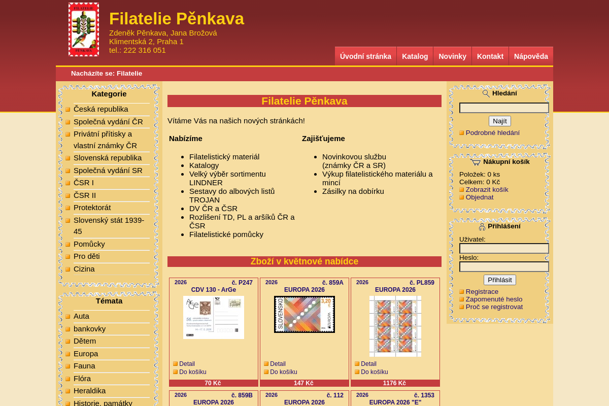Filateliepenkava.cz