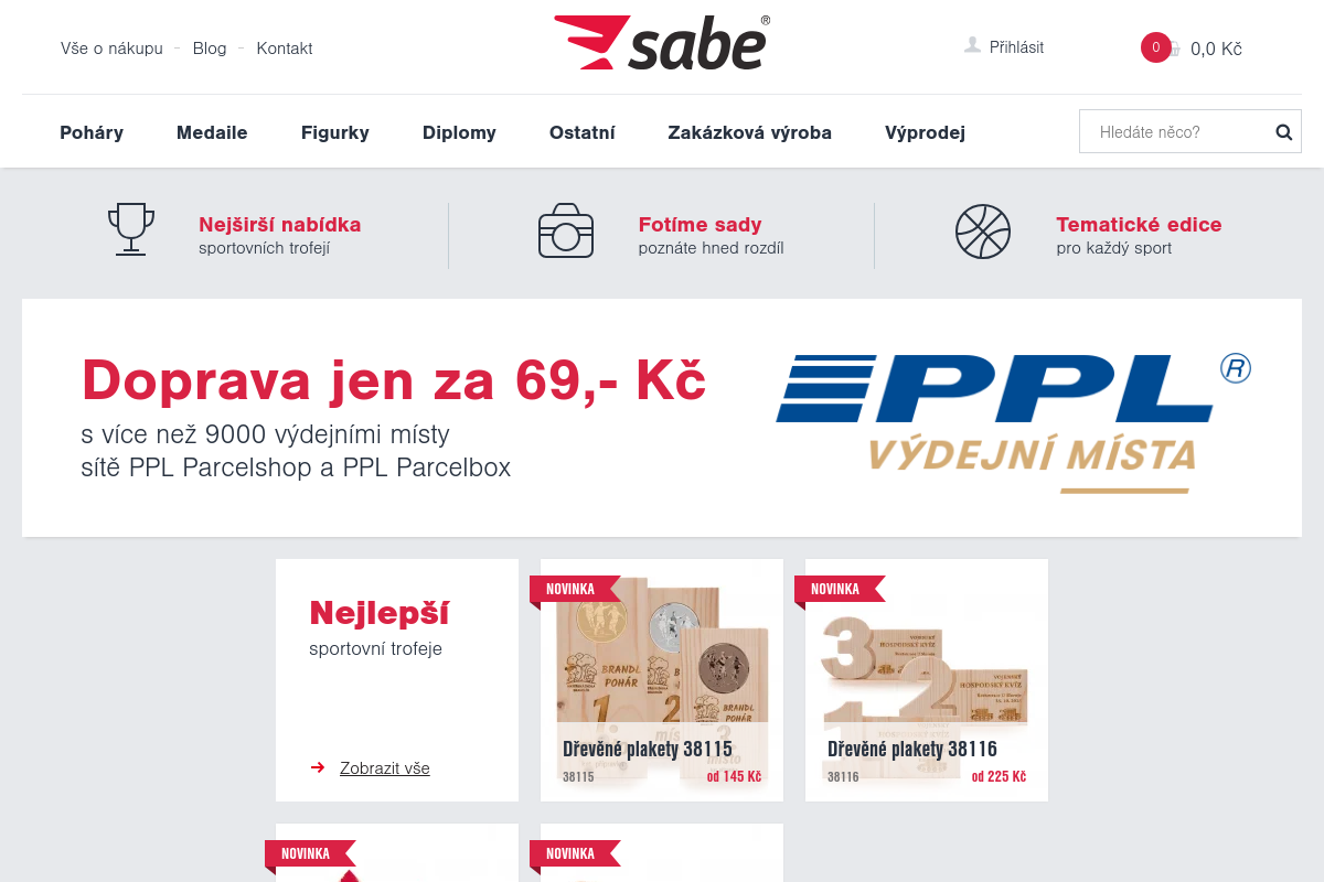 Poháry SABE