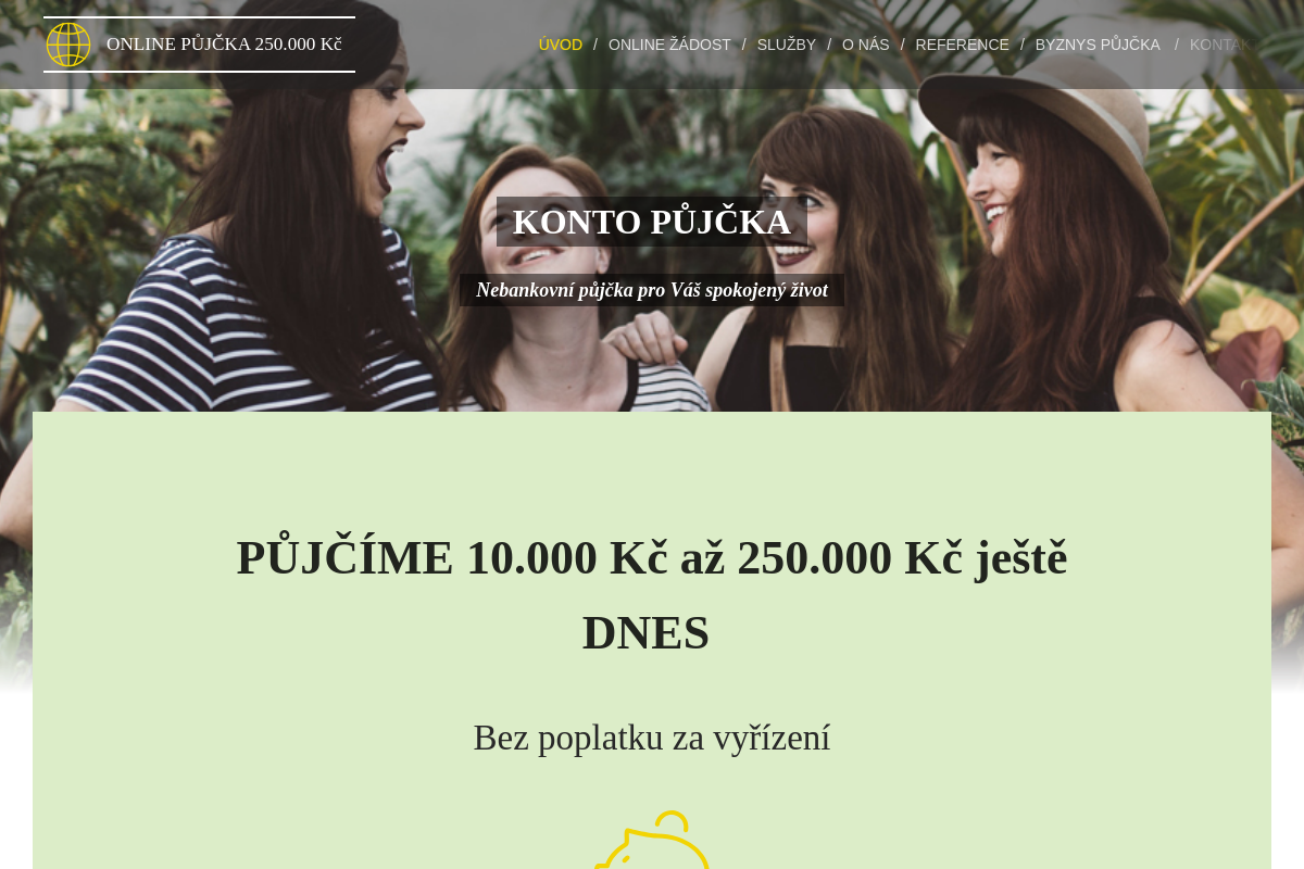 KONTO PŮJČKA